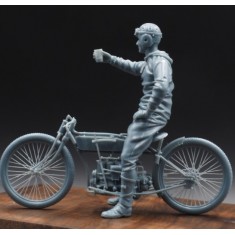 1/35 Henderson Four Racer Motorcycle with Pilot