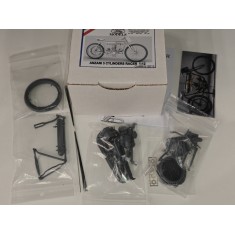 1/12 Anzani 3-Cylinder Racer Motorbike