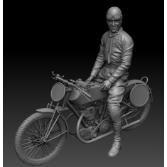 1/24 Tazio Nuvolari Motorcycle Racer