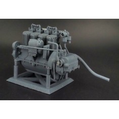 1/6 Henderson Four Racer/Civil Motorcycle Engine
