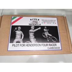 1/6 Motorcycle Pilot for Henderson Four Racer Motorcycle