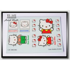 Decals for 1/24 Honda Fit Hello Kitty
