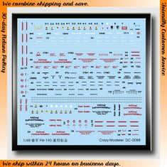 Decals for 1/48 German Army Focke-Wulf Fw-190 Logo