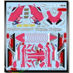 Decals for 1/12 Yamaha YZR M1-2006 "FORTUNA"