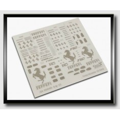 Metal Transfer - 1/24 Ferrari Metal Logo (B)