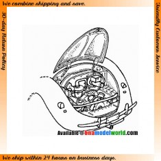 1/35 VW Beetle Engine Set (VW Boxer Engine) for CMK kit
