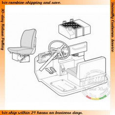 1/35 M939 Big Foot Interior Set for Italeri kit