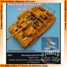 1/35 Sturmgeschutz III Interior Set for Tamiya kit