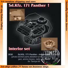 1/35 Panther PzKpfw.V Interior Set for Tamiya kit