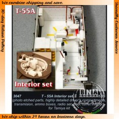 1/35 T-55A Interior Set for Tamiya kit