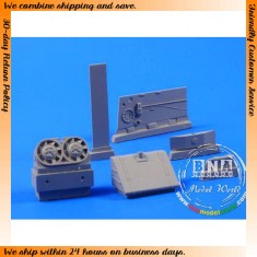 1/35 Tiger I Fuel Tank and Cooler (Starboard) for Tamiya kit