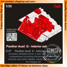 Driver's set for 1/35 WWII German Panther for Dragon kit