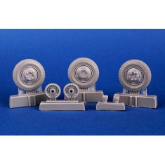1/35 V3000S/SSM Maultier Wheels for ICM kits