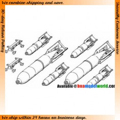 1/48 WWII Russian Bombs FAB-100, FAB-250
