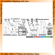 1/48 BAC/EE Lightning Conversion Set for TMK.4/5 2 Seat for Airfix