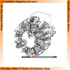 1/48 American Radial Engine (Wright R 1820)