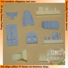 1/48 Bell P-400/P-39 Airacobra Interior Set for Hasegawa kit