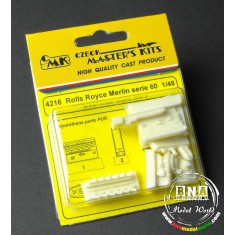 1/48 WWII British Rolls Royce Merlin Serie 60 Engine Set