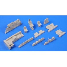 Interior set for 1/48 Junkers Ju88A for B-Stand Position w/2x MG81 for Dragon
