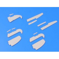 1/48 Supermarine Seafire Mk.46/Mk.47 Control Surfaces Set for Airfix kit