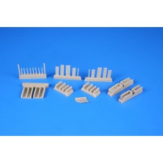 1/48 WWII British Supermarine Spitfire Mk.I Armament set for Airfix kits