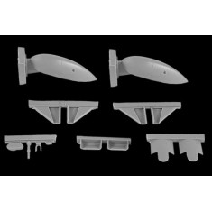 1/48 Blenheim Mk.I/II Finish AF 1.serie Ski Undercarriage - Fixed Type for Airfix kit