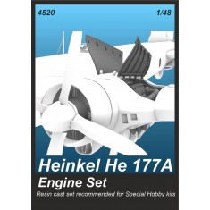1/48 Heinkel He 177A Engine set for Special Hobby kit