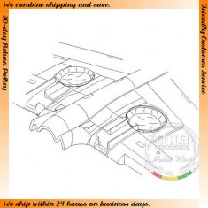 1/32 Curtiss P-40E/K/M/N Warhawk Undercarriage Bays w/Canvas Covers for Hasegawa