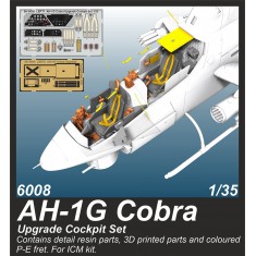 1/35 Bell AH-1G Cobra Upgrade Cockpit Set for ICM kits