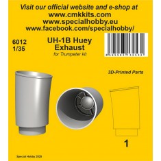1/35 UH-1B Huey Exhaust for Trumpeter kits