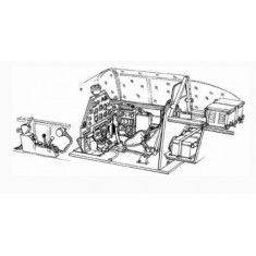 1/72 North American P-51A Mustang Interior Set for Italeri/Condor kits