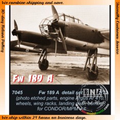 1/72 Focke-Wulf Fw-189A Detail Set for Condor/MPM kits