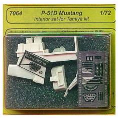 1/72 North American P-51D Mustang Interior Set for Tamiya kit