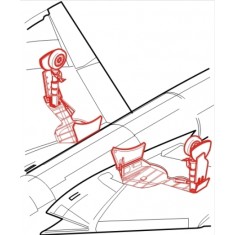 1/72 Hawker Hunter Undercarriage Set for Revell kit
