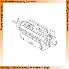 1/72 WWII German Aircraft Engine (Daimler-Benz DB 603)