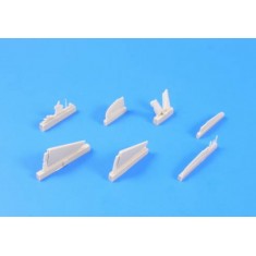 1/72 Mitsubishi A6M3 Model 32 Zero Tail Cone & Tail Planes Set for Tamiya kit