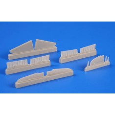 1/72 Mitsubishi A6M5 Zero Control Surfaces Set for Tamiya kit
