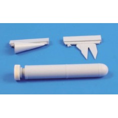 1/72 WWII Luftwaffe 600L Drop Tanks(Long Cigar Type)for Revell kit (2pcs)