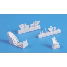 1/72 Messerschmitt Bf 109E-7 Tropical Interior Detail-up Set for Airfix kit