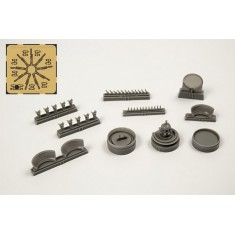 1/72 Boeing B-17G Flying Fortress Engine Set (starboard side engine) for Airfix kits