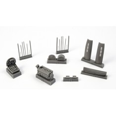 1/72 P-40N Engine Set, for Special Hobby kit
