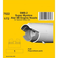 1/72 SMB-2 Super Mystere Atar 9B Engine Nozzle for Special Hobby kit