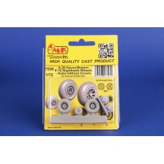 1/72 A-20 Havoc/Boston/ P-70 Nighthawk Wheels (Hubs without Covers) for Special Hobby