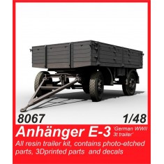 1/48 WWII German E-3 Trailer