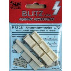 1/72 WWII German Panther Ammunition Crates