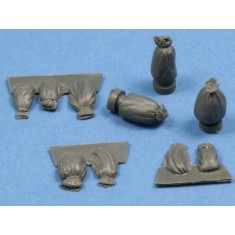 1/72 WWII German Sacks (10pcs)