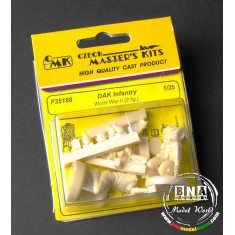 1/35 German DAK Infantry (2 resin figures)