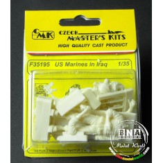 1/35 US Marines in Iraq Wounded Soldier on a stretcher &2 medics