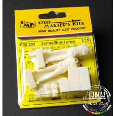 1/35 WWII German Schnellboot Crew with provision 2 resin figures 