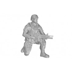 1/35 Kneeling Soldier (on right knee), US Infantry Squad 2nd Division for M1126 Stryker (pt.1)